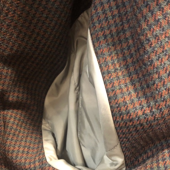 London Fog Mens XL Reg Olive Green Zip Up Bomber jacket zip in wool liner - Picture 8 of 11